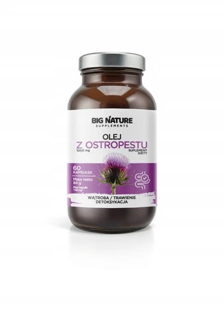 Big Nature Olej z ostropestu 60 kaps.