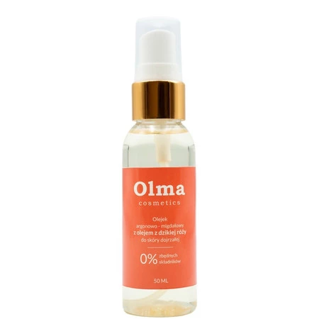 Olma Cosmetics Olejek argonowo - migdałowy z olejem z dzikiej róży - Do skóry dojrzałej 50 ml