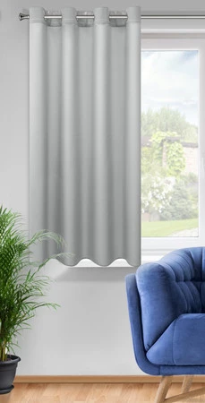 ZASŁONA GOTOWA RITA 140 X 175 CM STALOWY