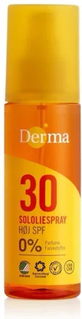 Derma Sun, Olejek słoneczny SPF 30, 150 ml