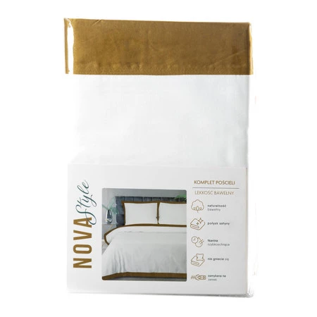 Komplet pościeli Laura, 220 x 200 cm, Biały