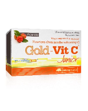 Olimp - Gold-Vit C Junior malinowy 15 saszetek