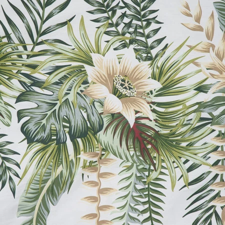 Komplet pościeli satynowej Spring 30, 220 x 200 cm, Biały