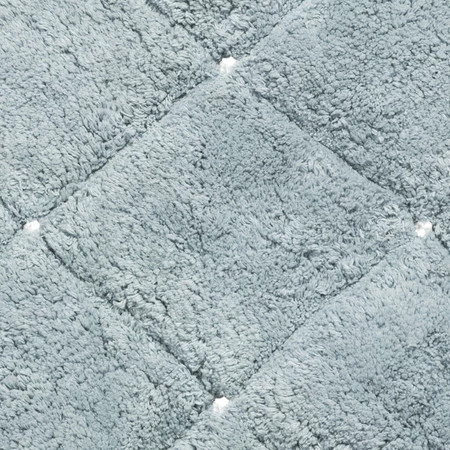 DYWANIK ŁAZIENKOWY CHIC (2) 60 X 90 CM SREBRNY