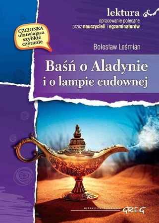 Baśń o aladynie i o lampie cudownej lektura z opracowaniem wyd. 2019 - Bolesław Leśmian