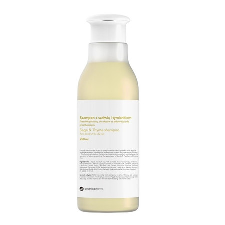 Sage & Thyme Shampoo szampon przeciwłupieżowy do włosów ze skłonnością do przetłuszczania się Szałwia i Tymianek 250ml