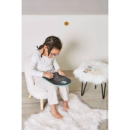 Janod Przenośna dwustronna tablica z akcesoriami 3+