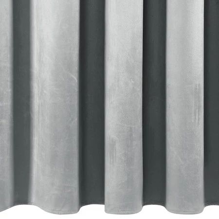 ZASŁONA GOTOWA AURA NA TAŚMIE 140 X 270 CM SREBRNY