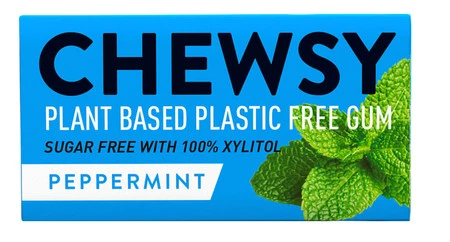 Chewsy − Guma do żucia mięta pieprzowa z ksylitolem − 15 g