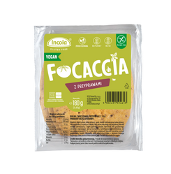 BUŁKI FOCACCIA Z PRZYPRAWAMI BEZGLUTENOWE (3 szt.) 180 g - INCOLA