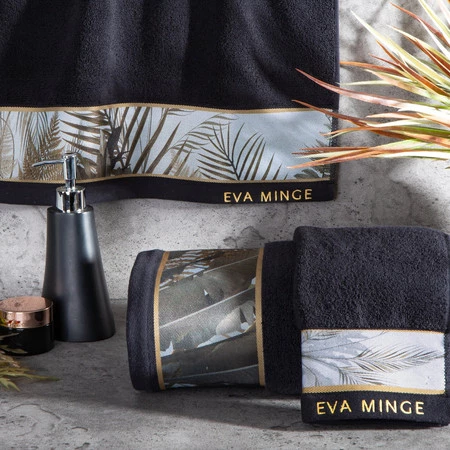 Ręcznik Eva 17 50 x 90 cm, Czarny