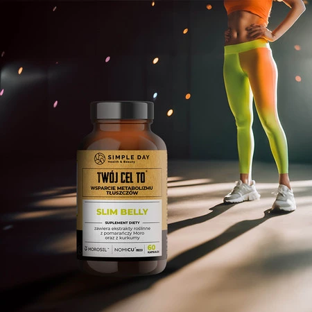 Twój Cel To Slim Belly naturalne wsparcie dla szczupłej sylwetki 60 kaps.