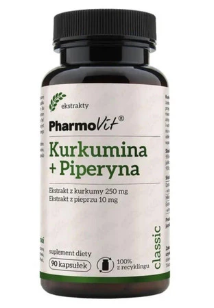 Pharmovit Kurkumina Piperyna ekstrakt 90 kapsułek