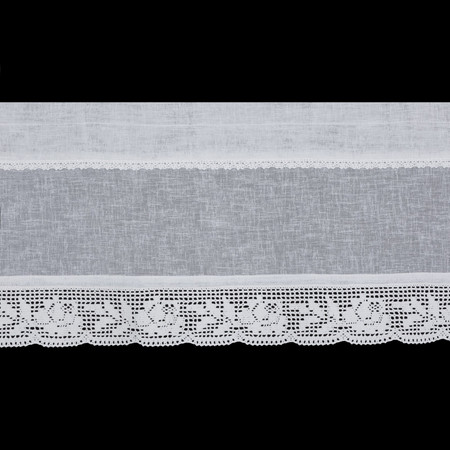 Firana gotowa Lari na Taśmie 150 x 30 cm, Biały