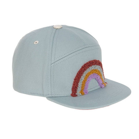 Lassig Czapka z daszkiem dziecięca Little Gang Rainbow light blue 1-2 lata