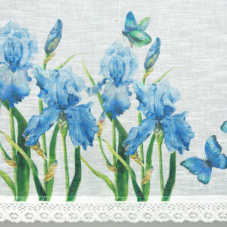 FIRANA GOTOWA ALA NA TAŚMIE 150 X 30 CM BIAŁY