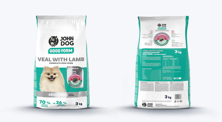 John Dog Karma Sucha Good Form Mini Adult Cielęcina Z Jagnięciną Małe Rasy 3 kg
