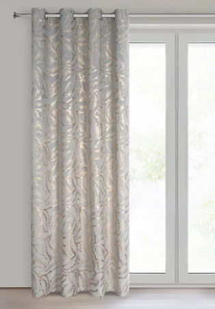 ZASŁONA GOTOWA MILENA 140 X 250 CM SREBRNY