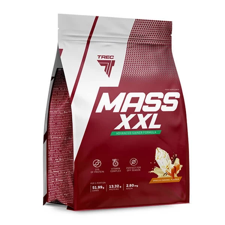 Trec MASS XXL Gainer Formula Gainer na masę 4800g smak banan