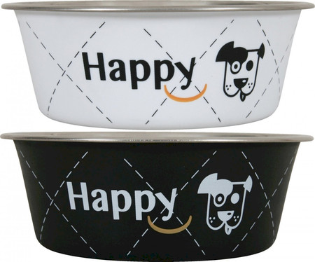 ZOLUX Miska Inox Happy Czarna 1,5 l