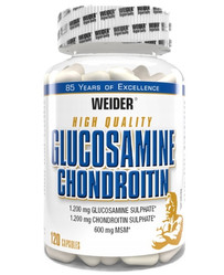 Weider Glucosamine Chondroitin Glukozamina Chondroityny 120 kaps.