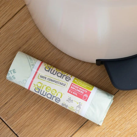 GreenAware, Kompostowalne worki na śmieci 60 L, 5 szt.