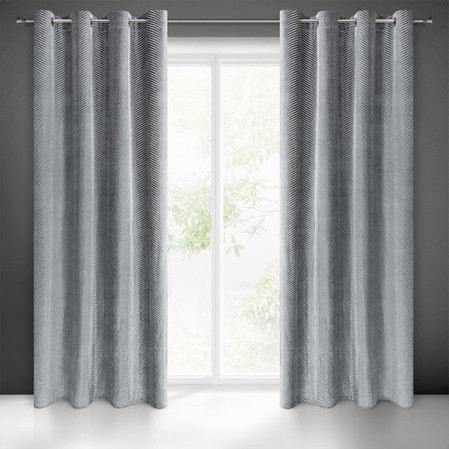 ZASŁONA GOTOWA LUSSI 140 X 250 CM STALOWY