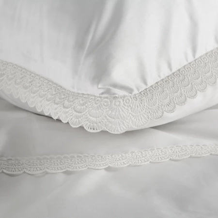 Komplet pościeli Retro 6, 160 x 200 cm, Biały
