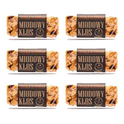 Zestaw 6x Łysoń Baton Miodowy Kłos Migdał 45g