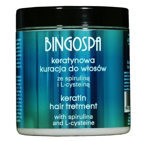 Bingospa Kuracja Keratynowa Do Włosów Ze Spiruliną