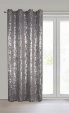 ZASŁONA GOTOWA ELISE 140 X 250 CM STALOWY