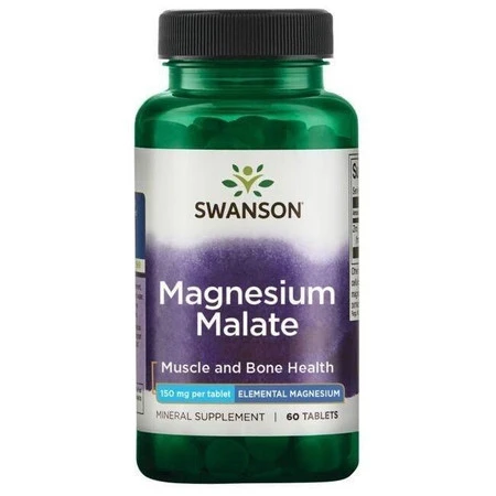 Swanson Jabłczan Magnezu 60 K