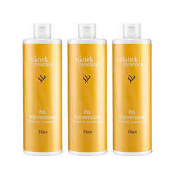 Zestaw: 3x Vianek Essence Żel pod prysznic Flare 400ml
