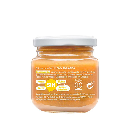Smileat, BIO Deser wieloowocowy z mango 6m+, 130g