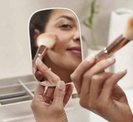 JJ - Organizer na kosmetyki z szufladką i lustrem