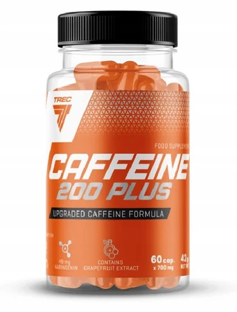 Trec Endurance CAFFEINE 200 PLUS kofeina 60 kaps.