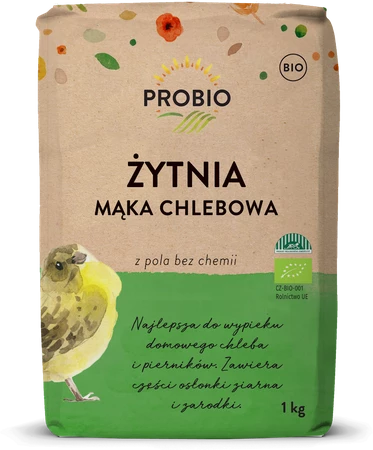 MĄKA ŻYTNIA TYP 720 CHLEBOWA BIO 1 kg - PROBIO