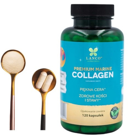 Lanco Nutritions Premium Marine Collagen Rybi 120 kaps.
