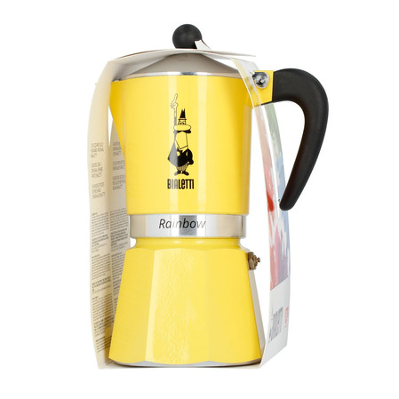 Bialetti Rainbow kawiarka 6tz Żółta