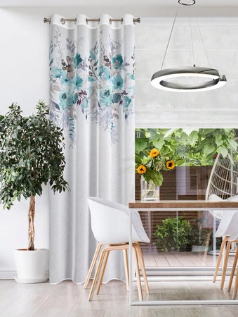 ZASŁONA GOTOWA D91 GRETA 140 X 250 CM BIAŁY