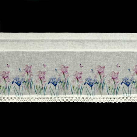 Firana gotowa Dolorez na Taśmie 150 x 30 cm, Biały