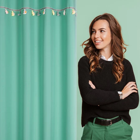 ZASŁONA GOTOWA KIDS 2 140 X 250 CM MIĘTOWY