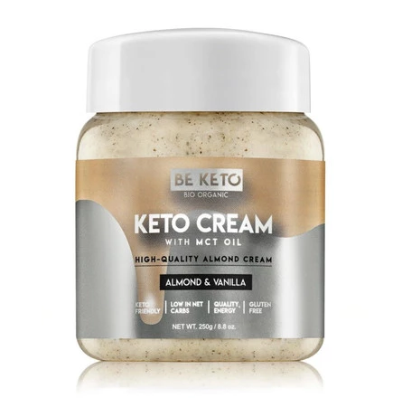 BeKeto Keto Krem o smaku migdała i wanilii 250 g