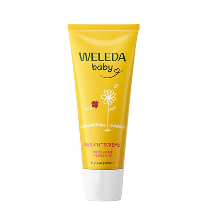 Weleda – Calendula, krem do twarzy dla niemowląt z nagietkiem lekarskim – 50 ml