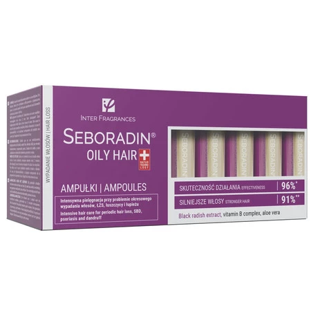 Seboradin Oily Hair Ampułki włosy przetłuszczające się 14x5,5ml
