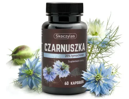 Skoczylas CZARNUSZKA 20% tymochinon 60 kaps.