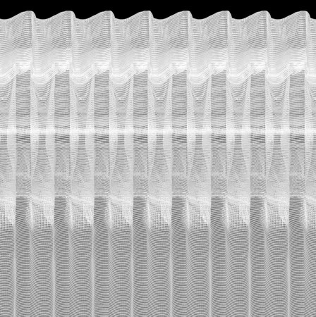 FIRANA GOTOWA ESEL NA TAŚMIE 350 X 250 CM BIAŁY