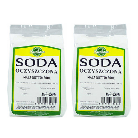 Zestaw: 2x SMAKOSZ Soda oczyszczona 500g