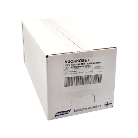 Vuokkoset BIO, ULTRA LIGHT, Cienkie wkładki higieniczne, 24 szt.
