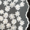 FIRANA GOTOWA DAISY NA TAŚMIE 130 X 270 CM BIAŁY